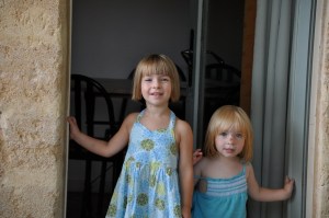 DSC_0892 The girls: Charlotte, with nose wound from playground